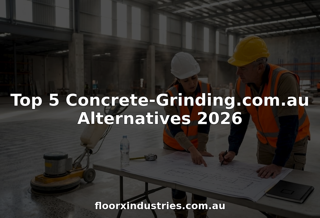 Contractors reviewing concrete floor plans onsite